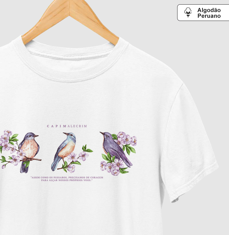 T-shirt Voar - Algodão Peruano