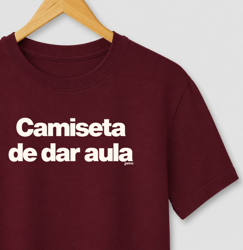 Camiseta de dar aula