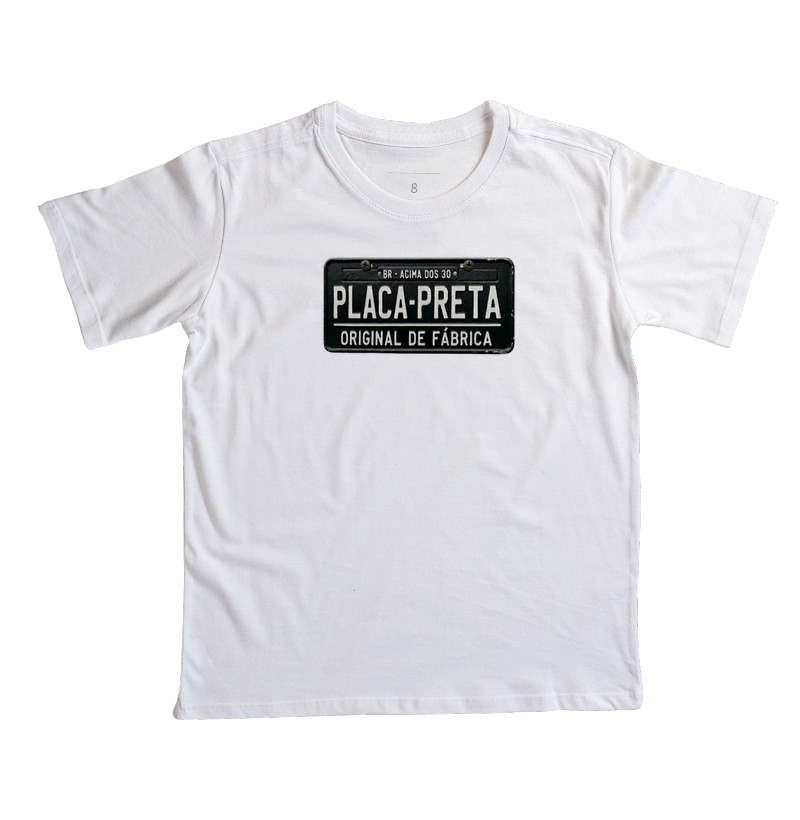 Placa Preta | Original de Fábrica | Branca