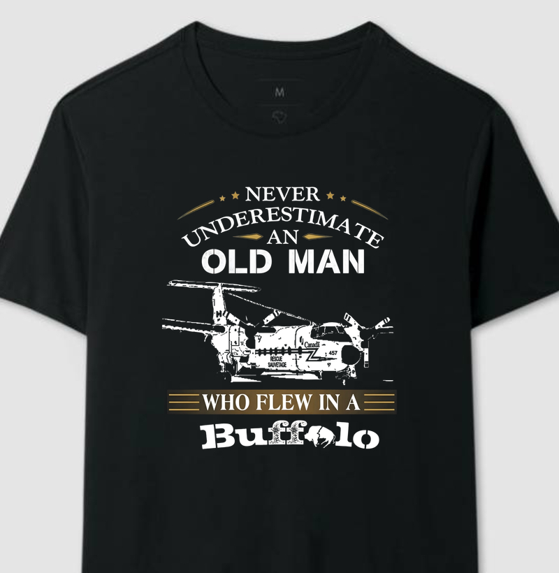 Never underestimate an old man who flew in a Buffalo II
