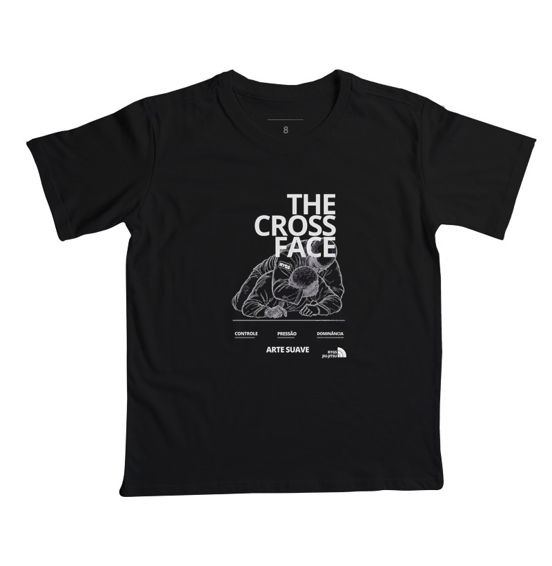 DETALHE THE CROSS FACE - Camiseta Infantil