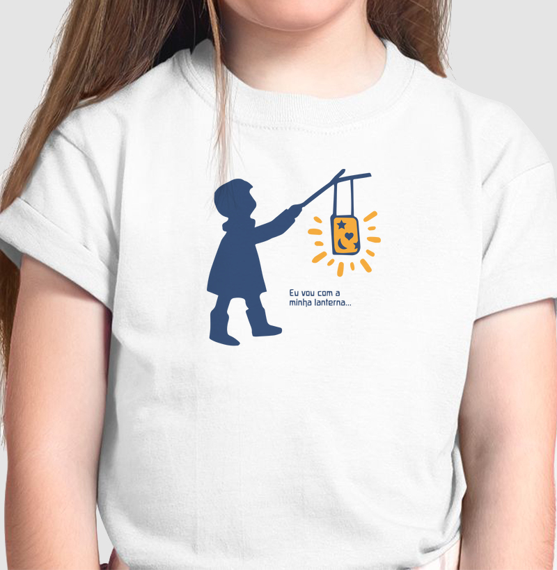 Eu vou com a minha lanterna...