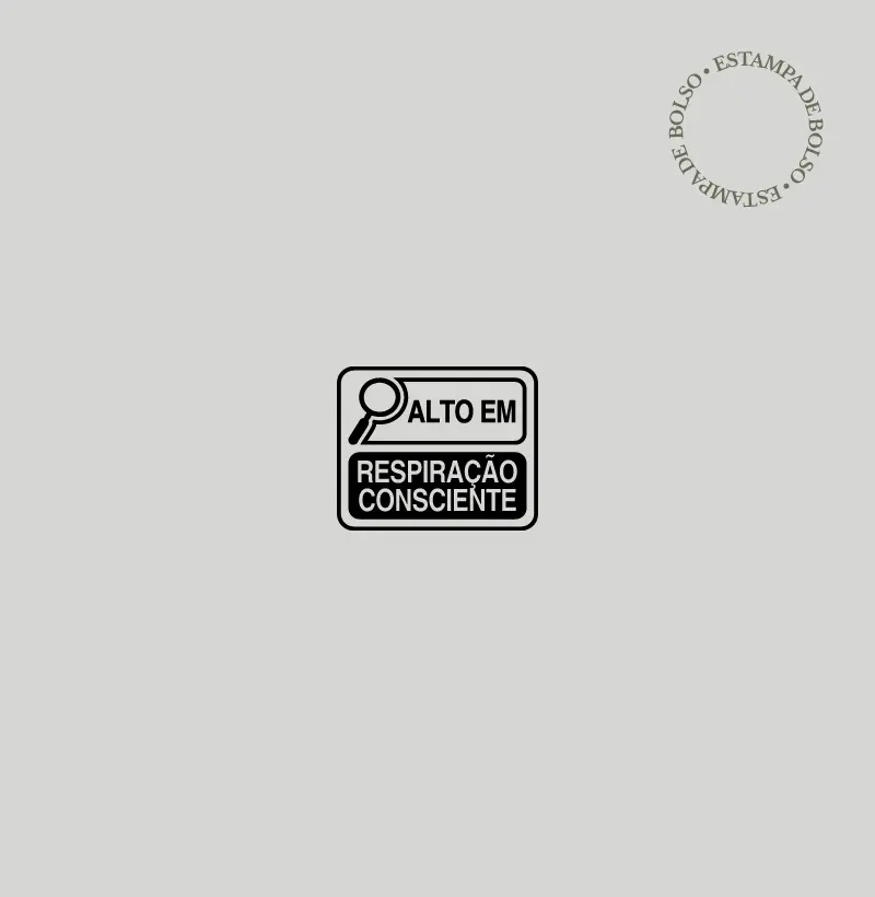 Alto em respiração consciente