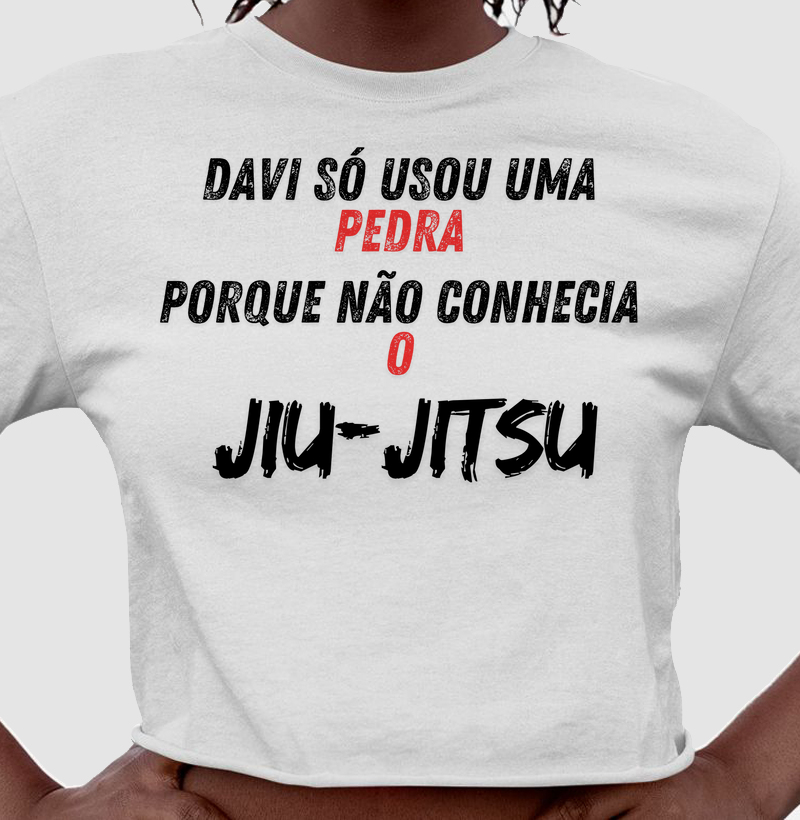 Davi só usou uma pedra porque não conhecia o Jiu Jitsu 