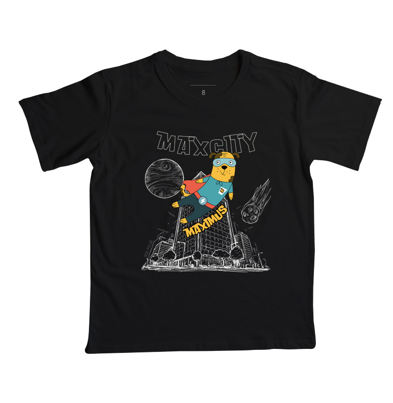 Camiseta Infantil Dog Pulse Maximus - Max City