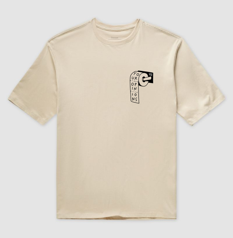 Camiseta Oversized Your Opinions