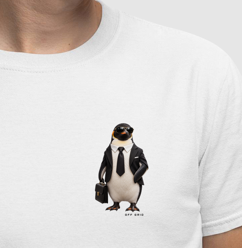 Pinguim Executivo - Camiseta