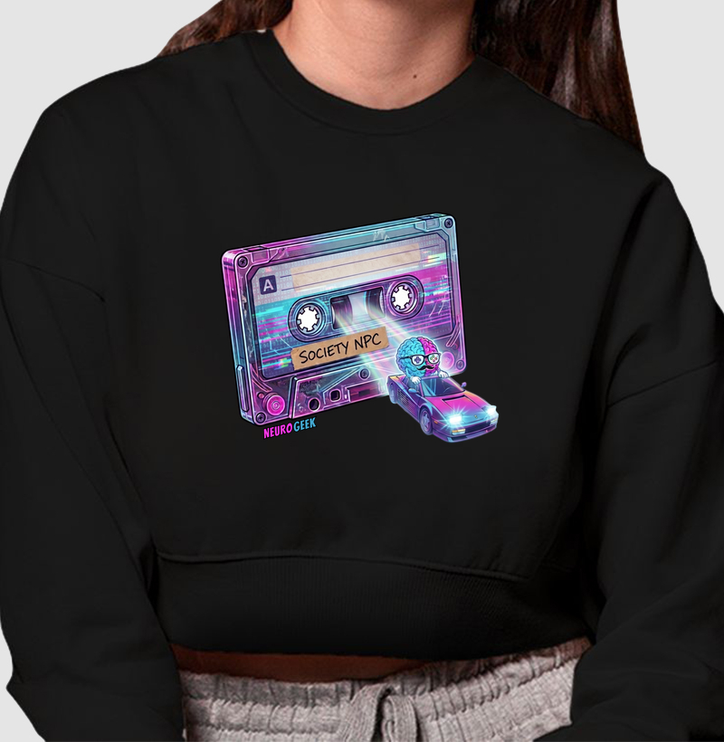 Cropped Moletom Lado A Retrô