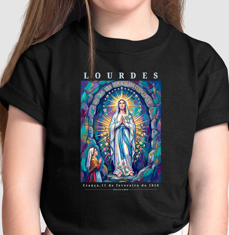 Nossa Senhora de Lourdes, pintura.