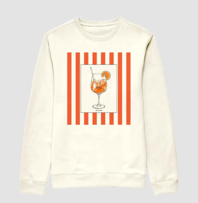 Orange Drink - Suéter Moletom