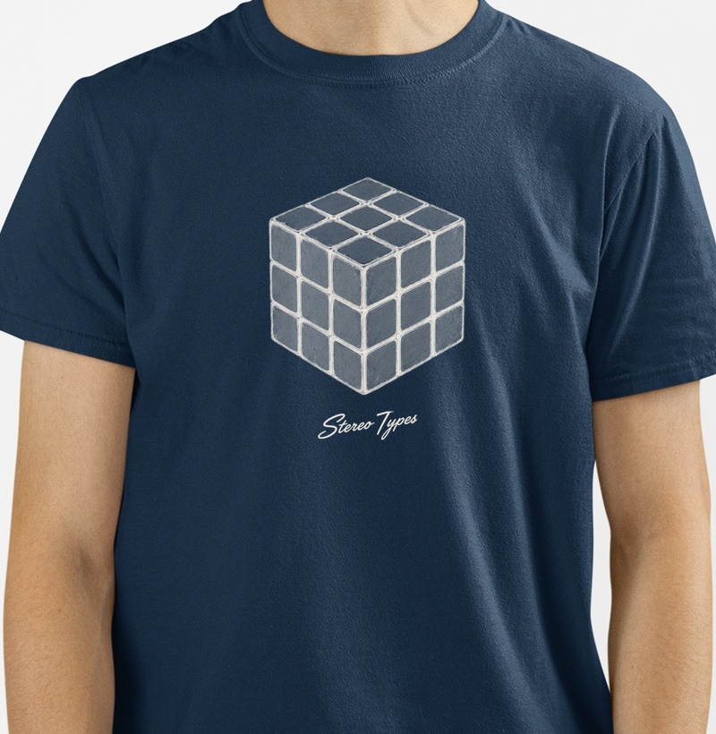 Cubo de Encaixe · Anos 80 · Traço Claro · STEREO TYPES