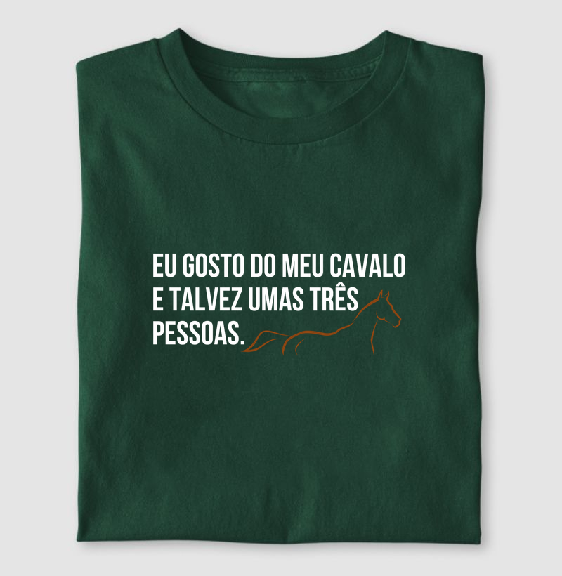 Eu gosto do meu cavalo e mais 3 pessoas 