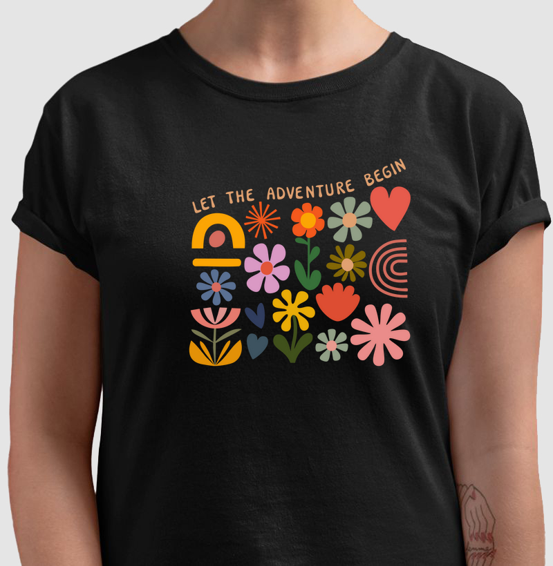 Camiseta  Flowers