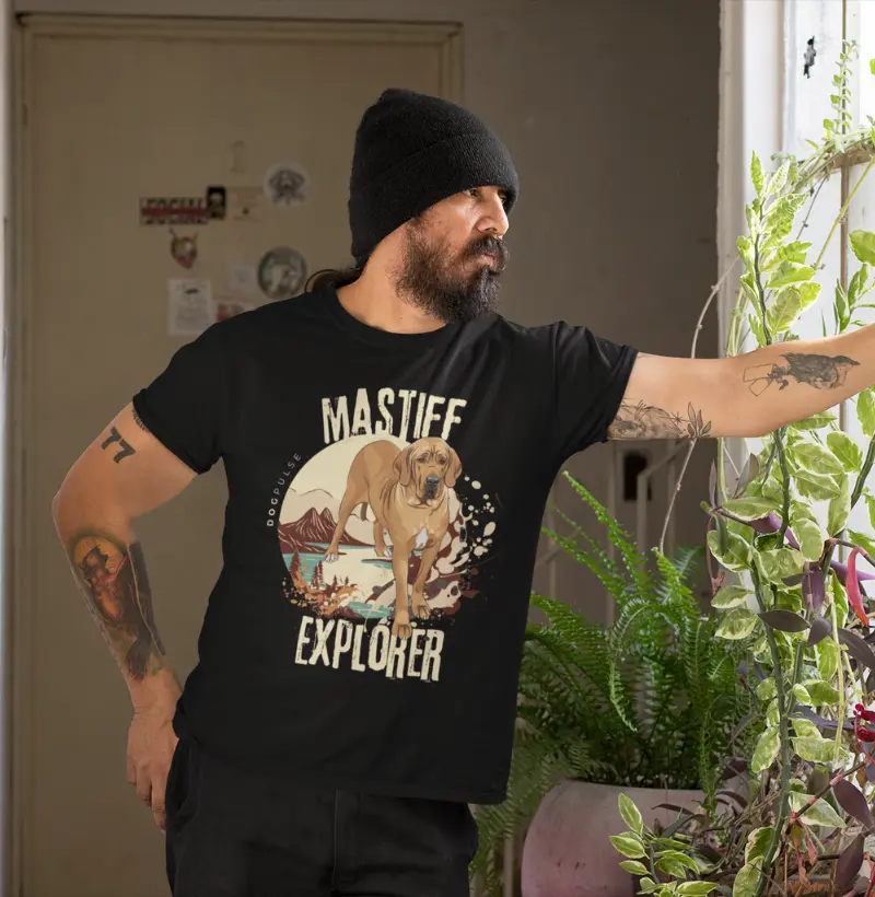 Camiseta Dog Pulse Mastiff Explorer – Bold Strength