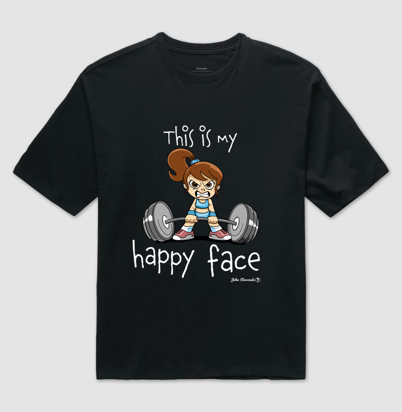 Camiseta This is my happy face 
