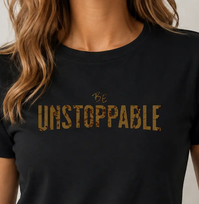 Camiseta Feminina Be Unstoppable - Camiseta