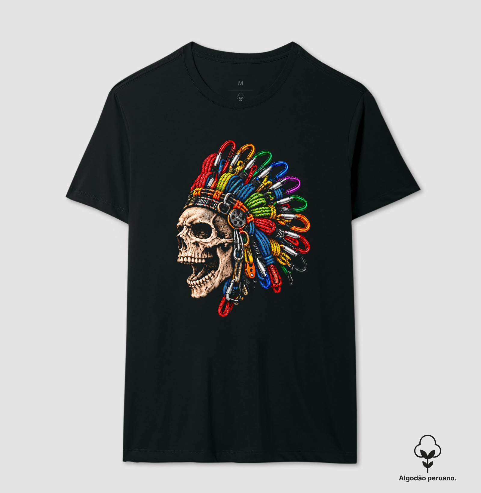 Rope Access Cocar Lateral - Camiseta Algodão Peruano