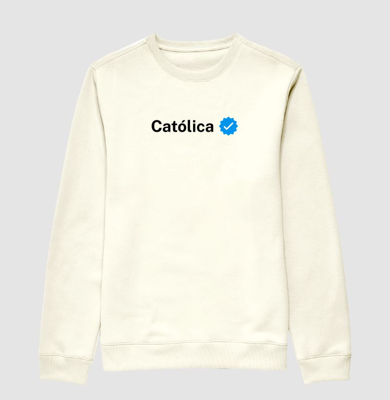 Suéter Moletom Católica Verificado