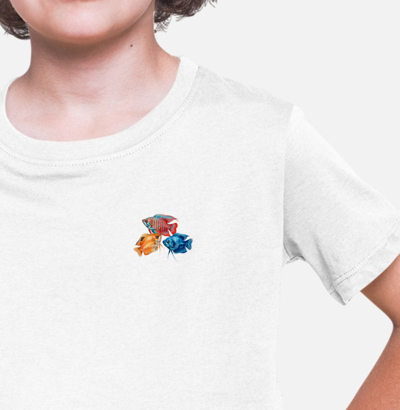 Peixes - Mini - Colisas - Infantil - Camiseta Infantil