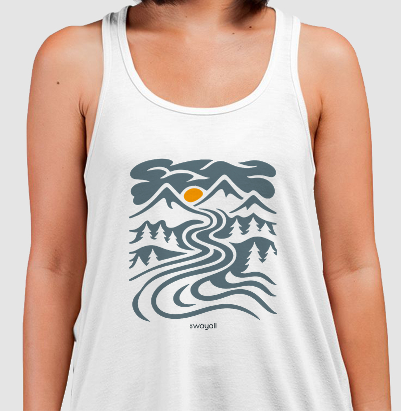 Camiseta Regata - Caminhos da serenidade