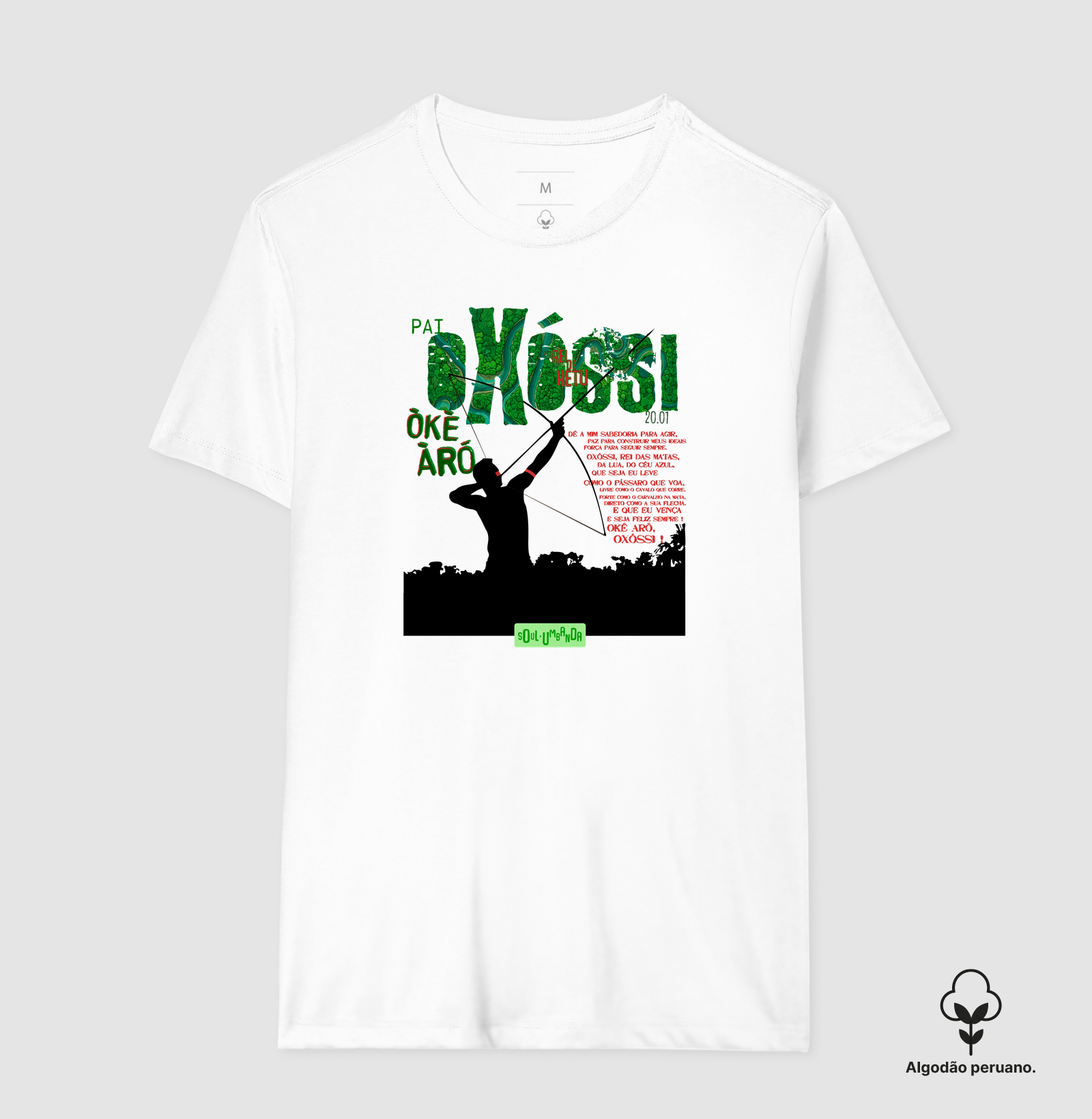 camiseta OXÓSSI oração