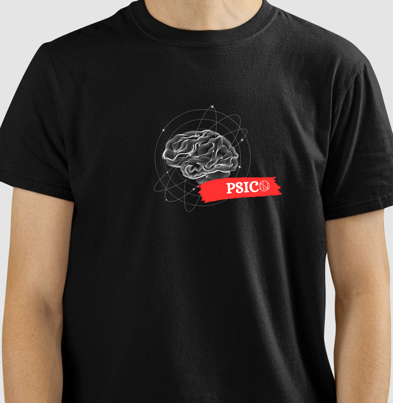 Camiseta Psicólogo Cérebro 