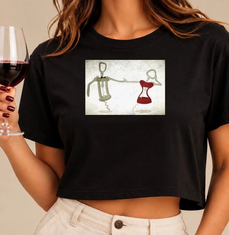 Camiseta Dança dos Saca-Rolhas - Cropped