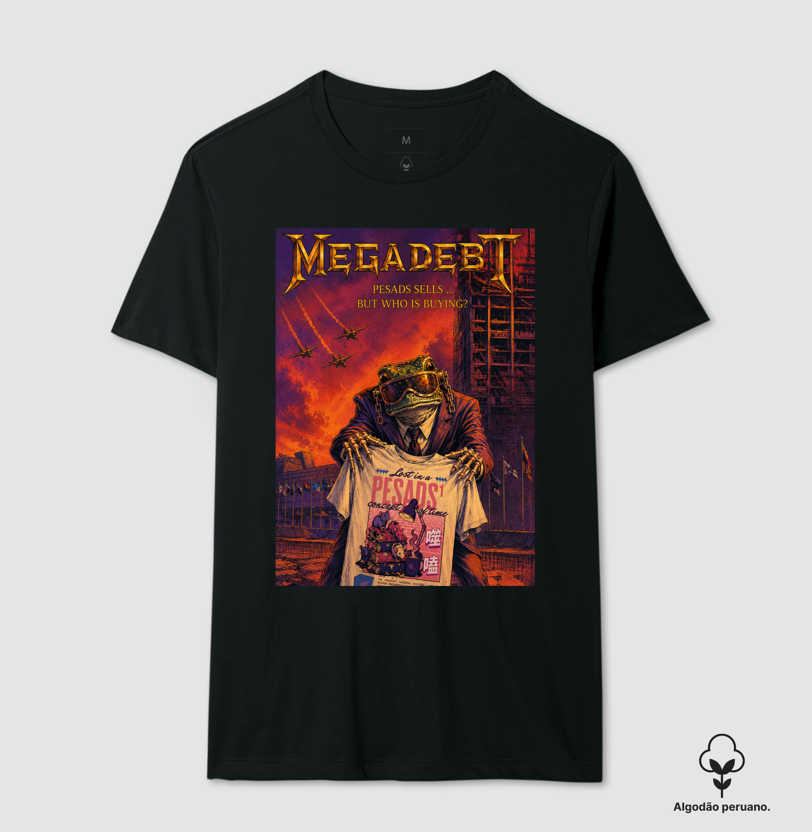 MegadebT - Camiseta Algodão Peruano