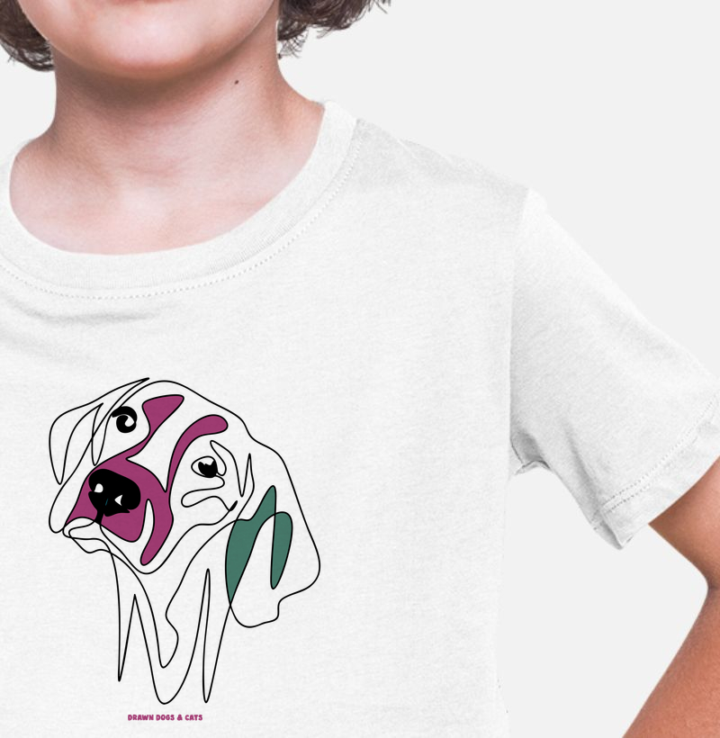 Cachorro de linhas