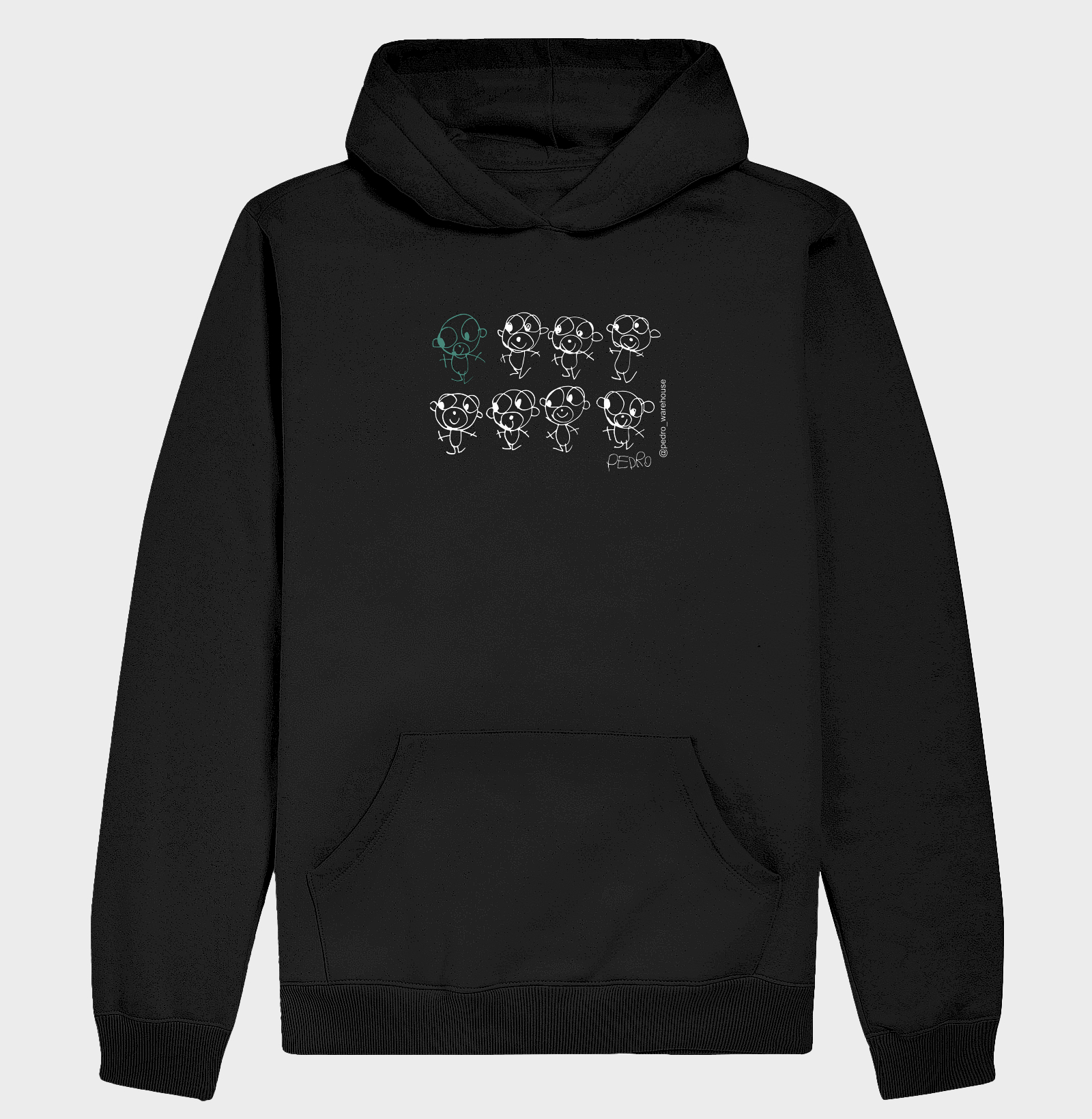 MOLETOM HOODIE CAPUZ - MACAQUINHOS