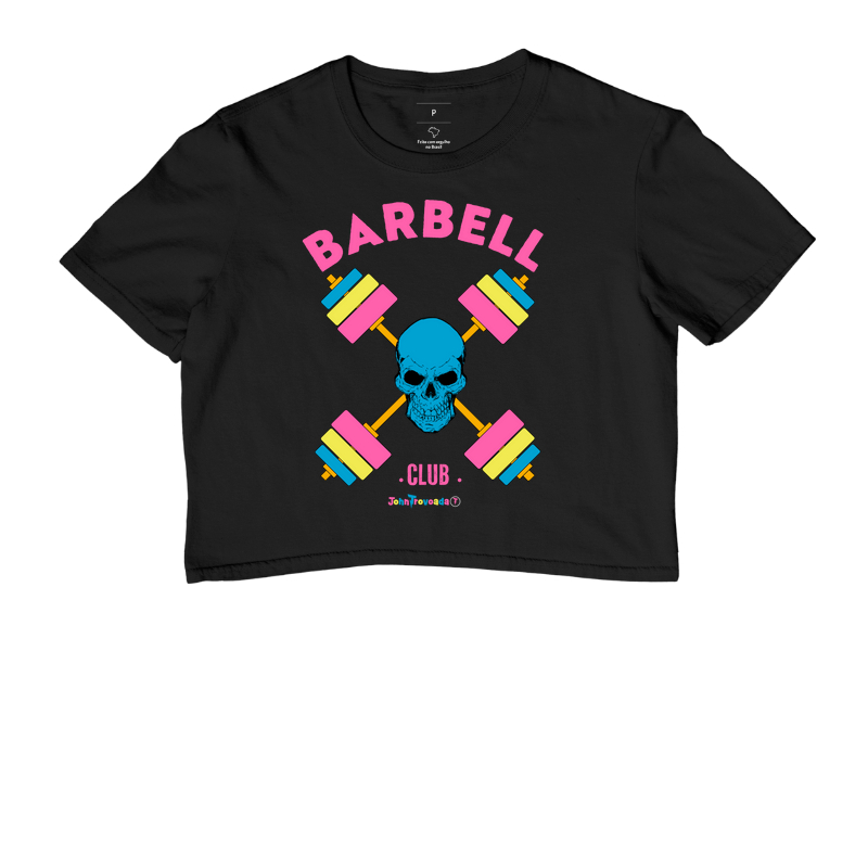 Cropped Barbell Club Colors