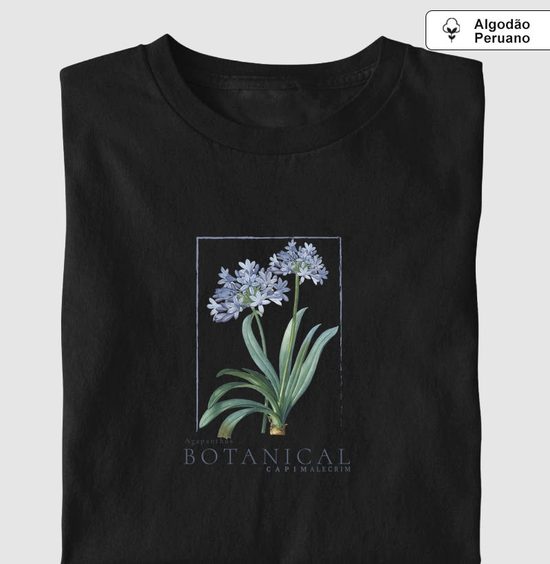 T-shirt Botanical Agapanto - Algodão Peruano
