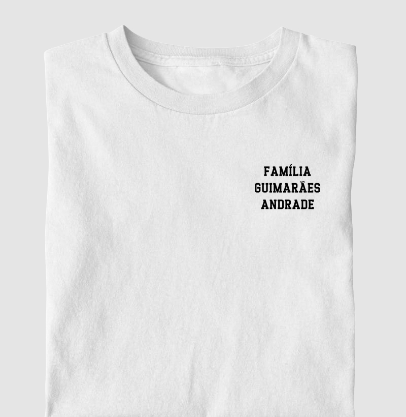 Família Guimarães Andrade - Personalizada