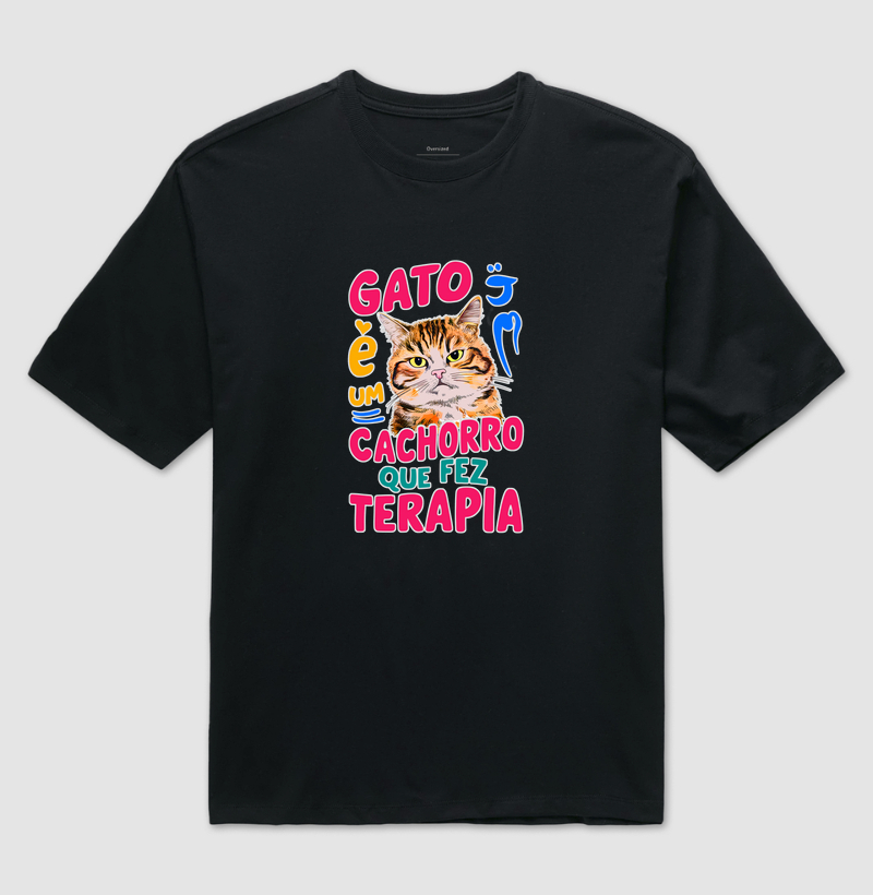 GATO TERAPIA - Camiseta Reserva.Ink Masc/Femin