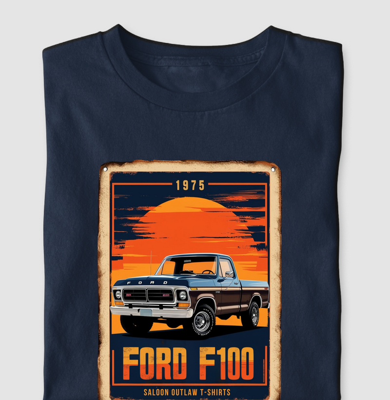 Saloon - Ford F100 1975 Placa 