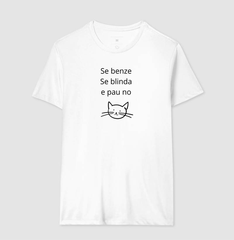 Camiseta pau no gato