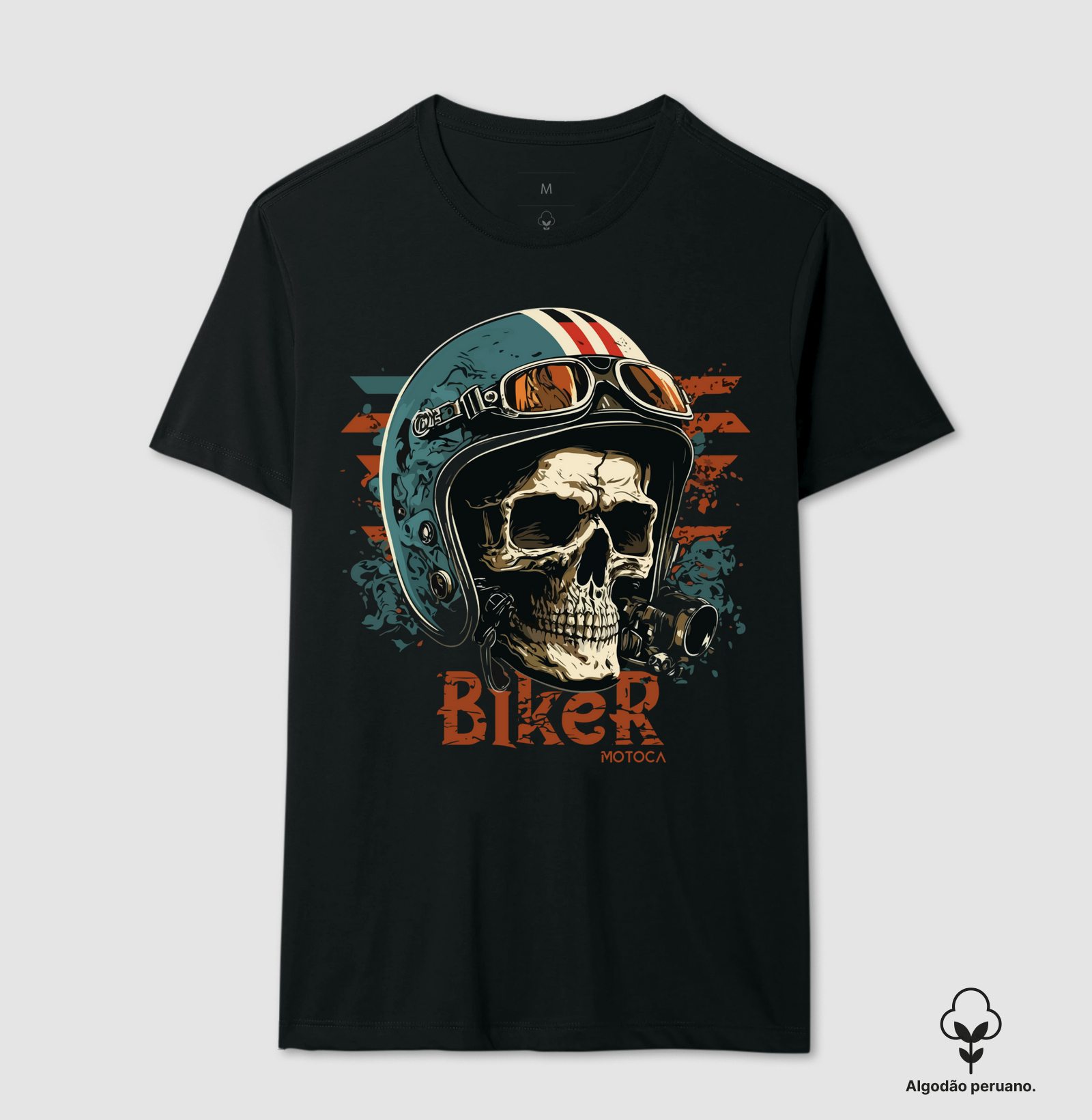 Biker Helmet Skull