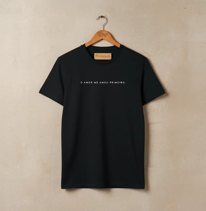O amor me amou primeiro "Minimalist"