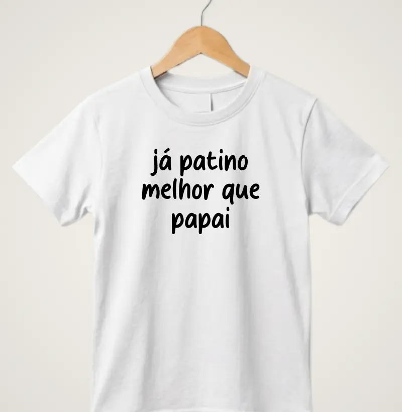 Já patino melhor que papai