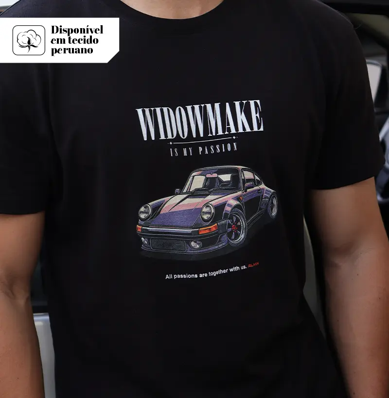 Camiseta Tecido Peruano PORSCHE Is my passion - Rooliman