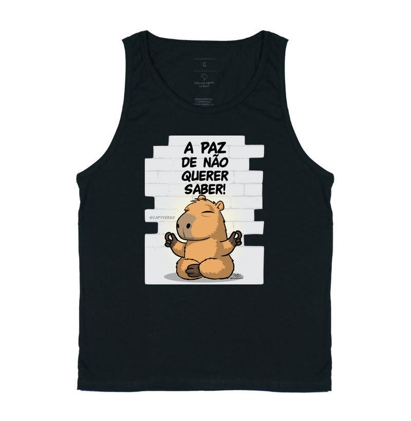 Camiseta Capivara Paz - Regata
