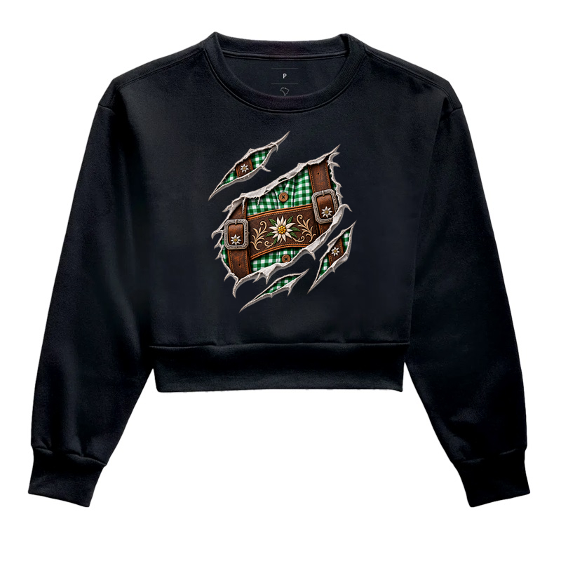 Traje Oktober  - Cropped Moletom