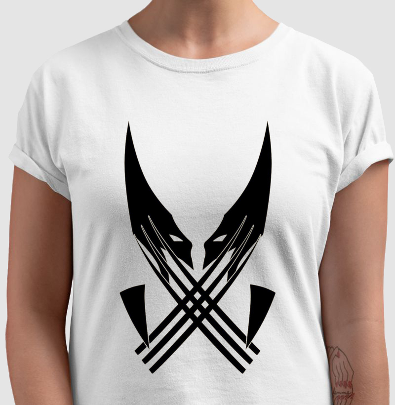 Camiseta Minimalista - Wolverine