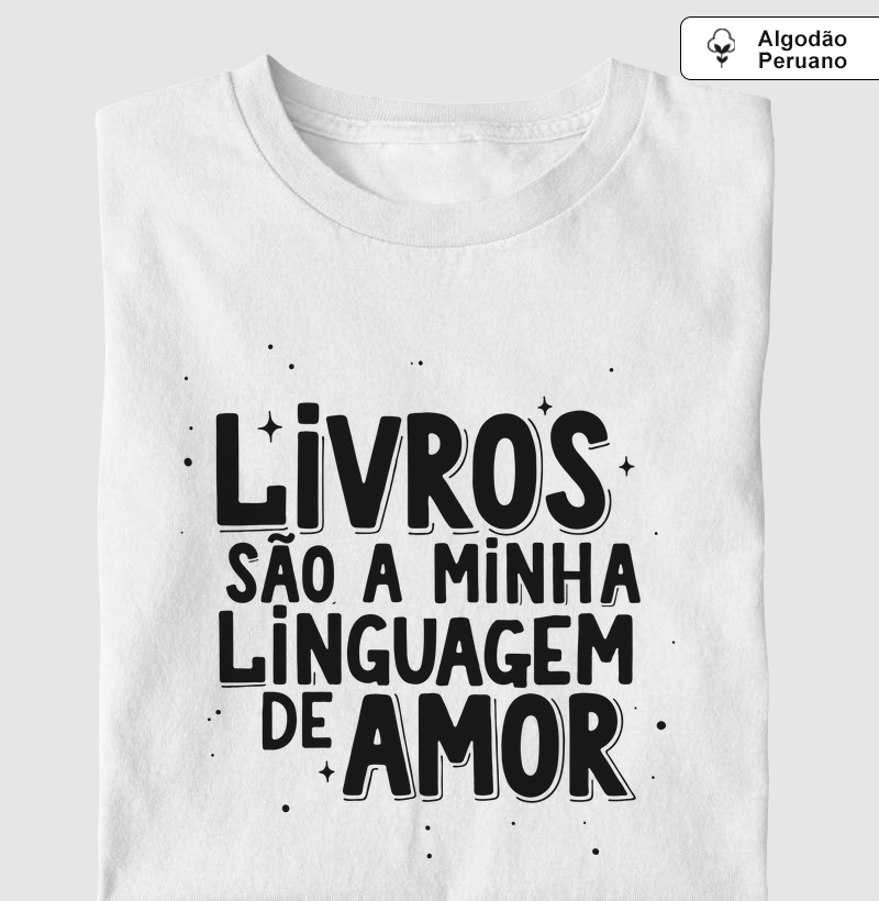 Livros são a minha linguagem do amor