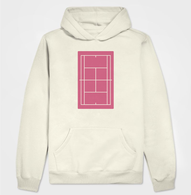 Quadra rosa - Moletom com Capuz