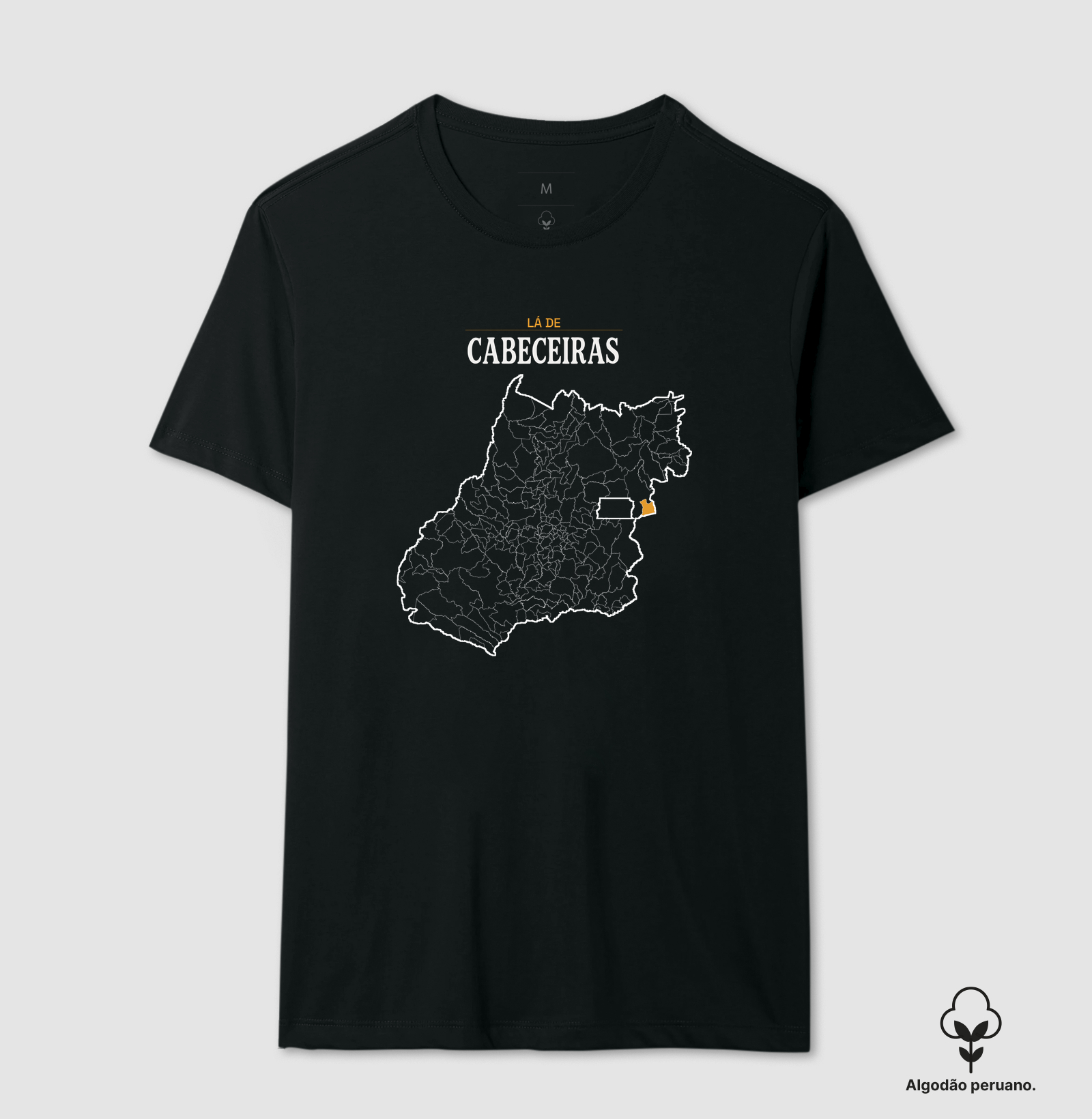 Cabeceiras | Território GO - Camiseta Algodão Peruano