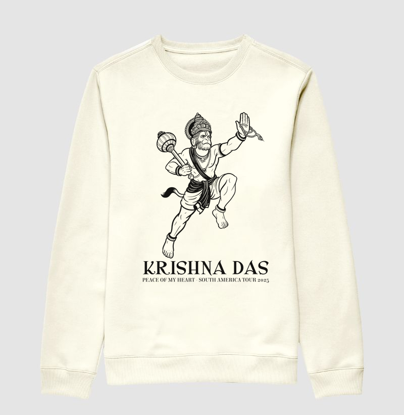 Hanuman Hand - Suéter Moletom - Estampa Preta