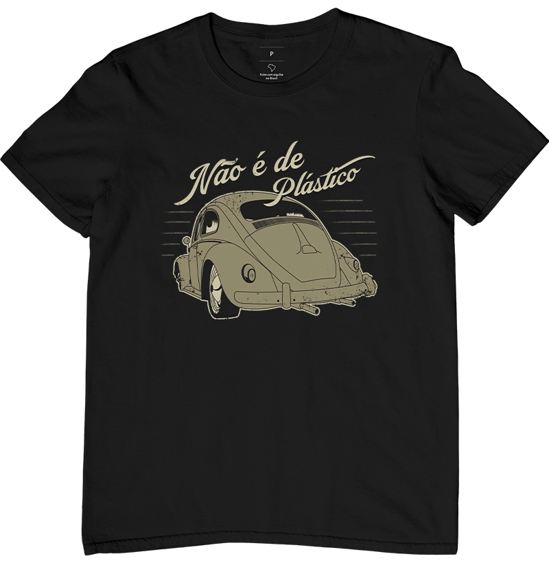 Não é de plástico