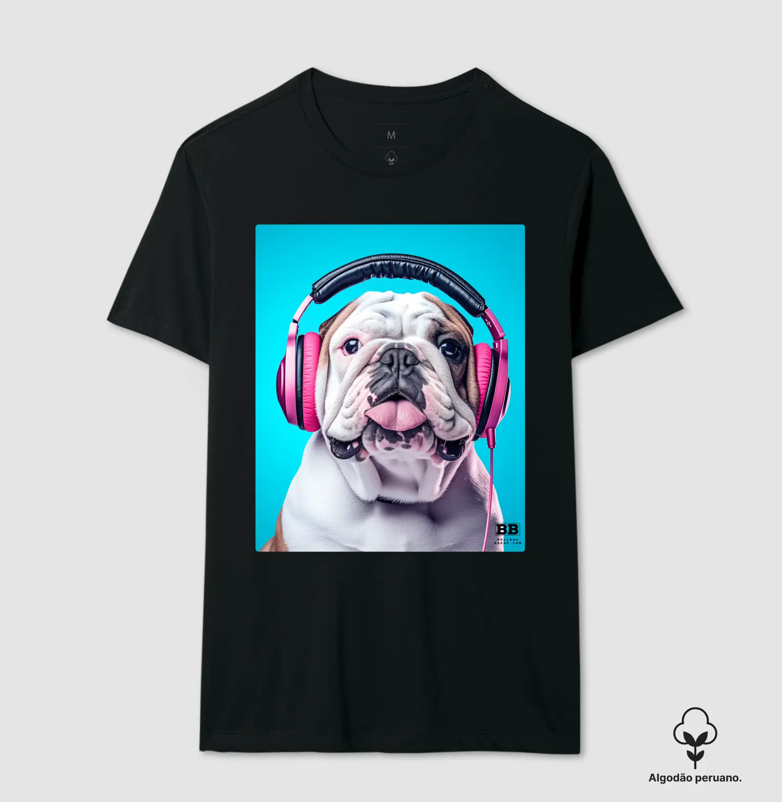 Camiseta Premium Bulldog Ingles "DJ Patada Sonora II"