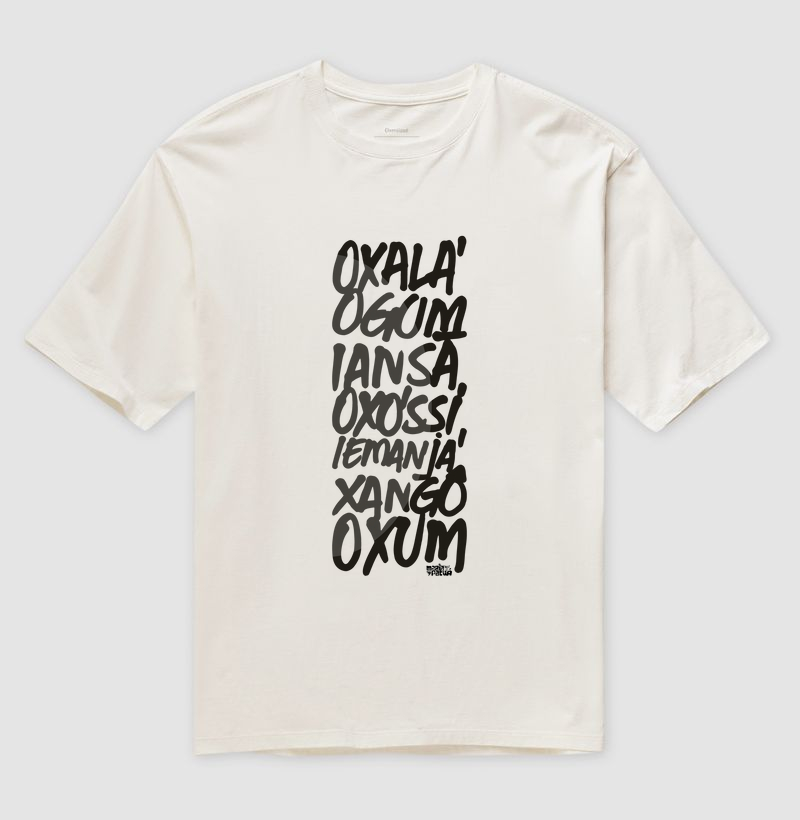 Oversized Sete Linhas Black Maria Patuá